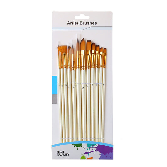 Wooden nylon brush
