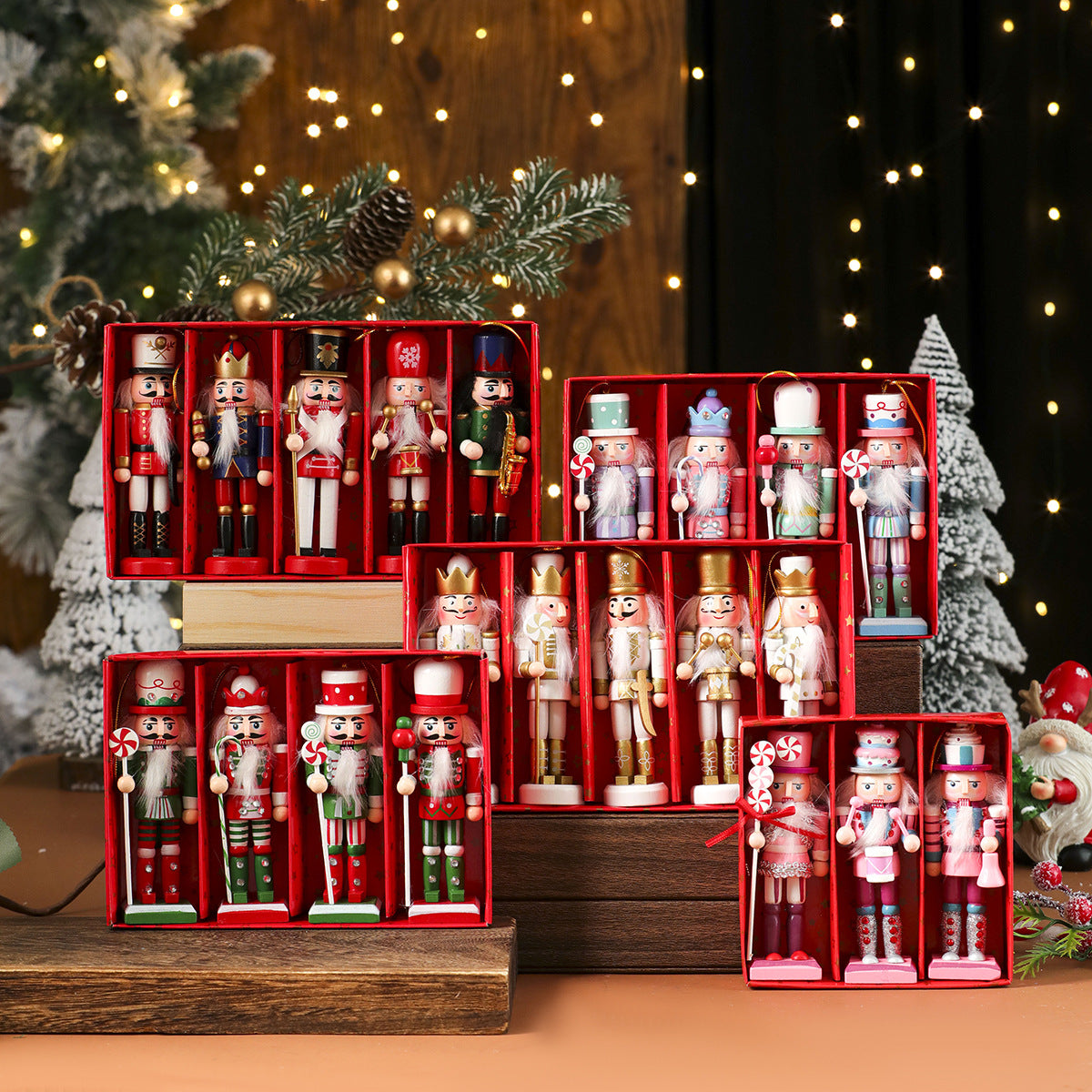 Wooden ornaments