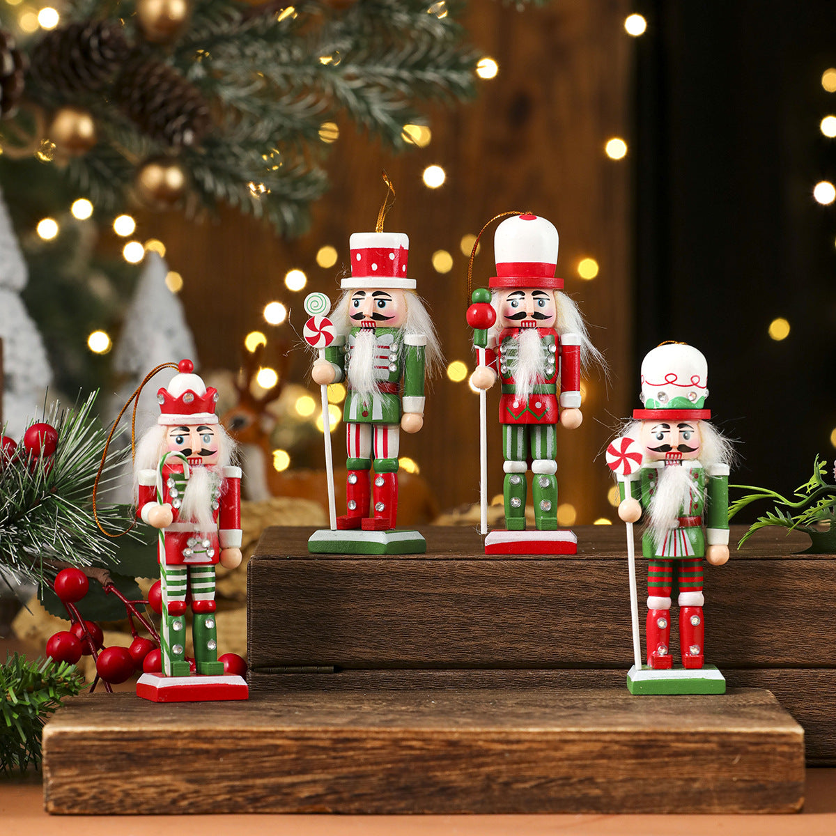 Wooden ornaments