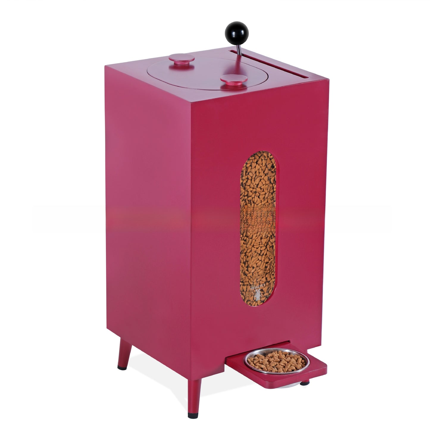 Wooden Pet Food Storage Barrel