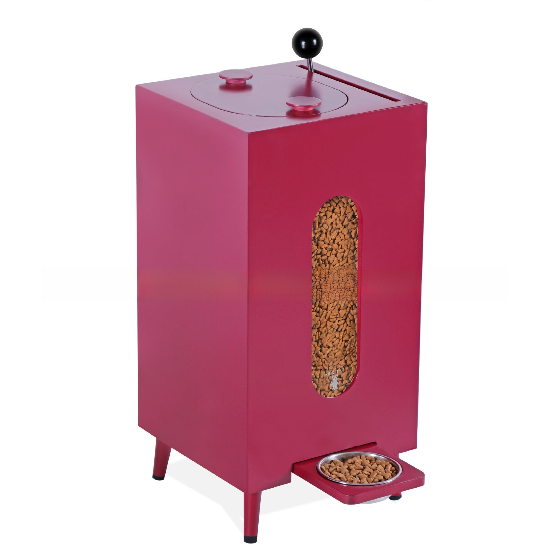 Wooden Pet Food Storage Barrel