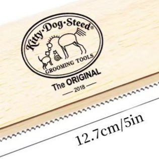Wooden Pet Grooming Comb for Cats and Dogs