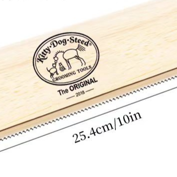 Wooden Pet Grooming Comb for Cats and Dogs