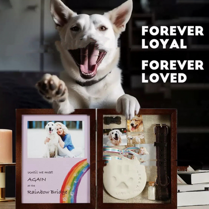 Wooden pet photo frame