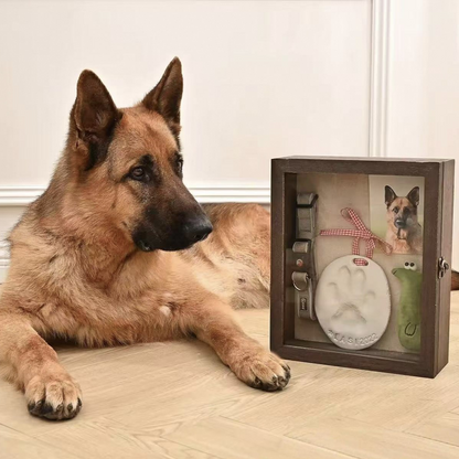Wooden pet photo frame
