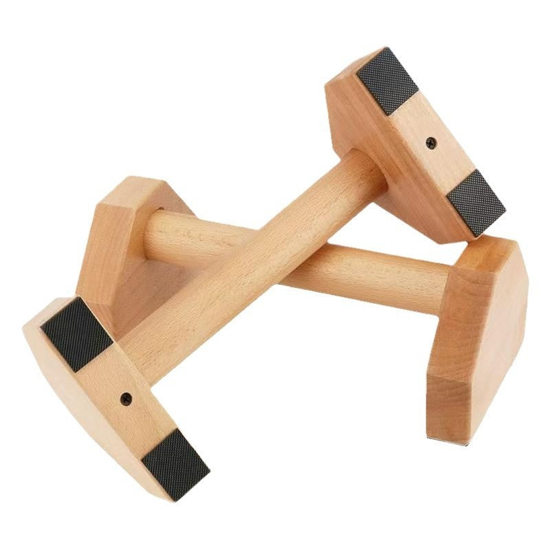 Wooden Push-up Bracket Solid Wood Fitness Equipment