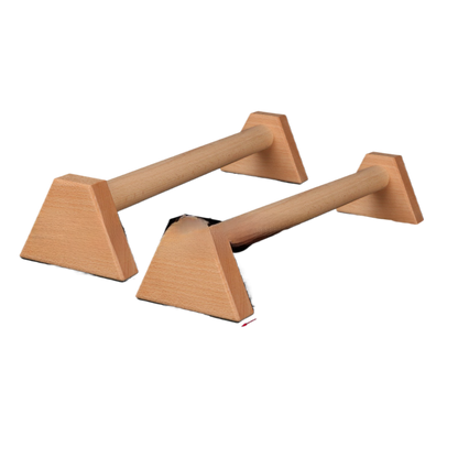 Wooden Push-Up Stand Fitness Support