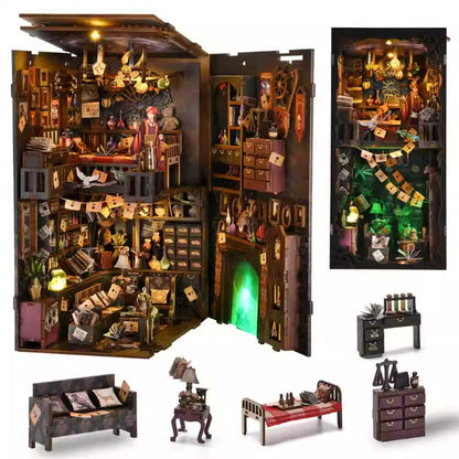 wooden puzzle model