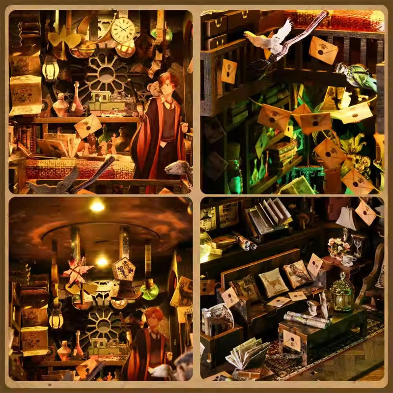 wooden puzzle model