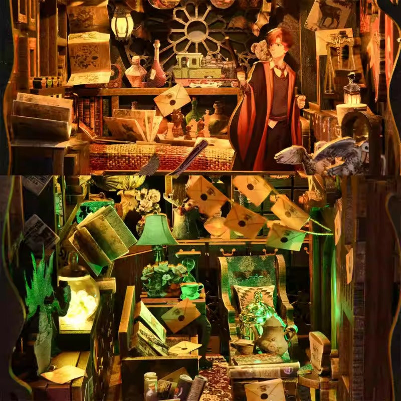 wooden puzzle model