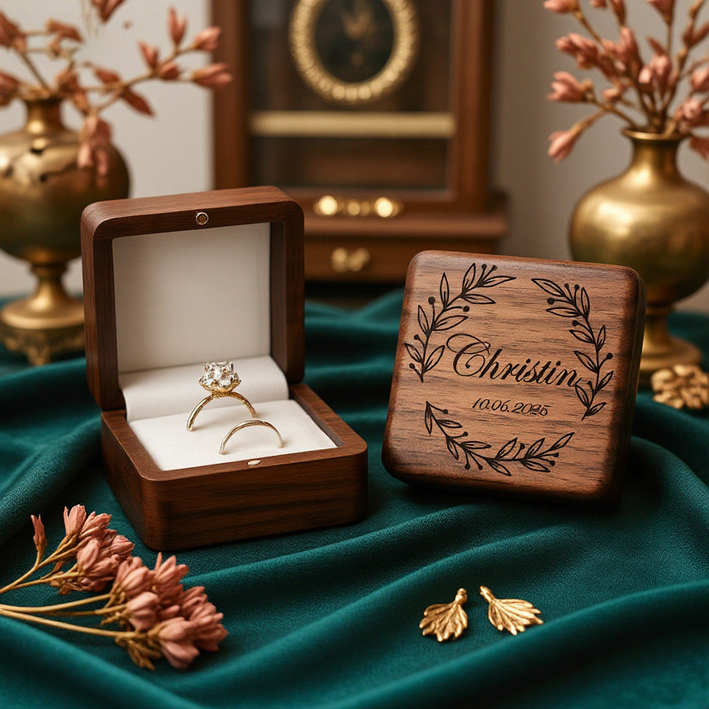 Wooden Ring Box
