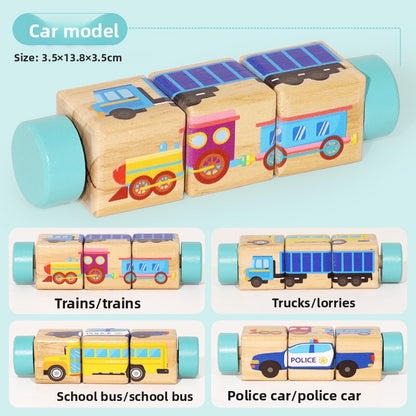 Wooden Rotating Puzzle Toy
