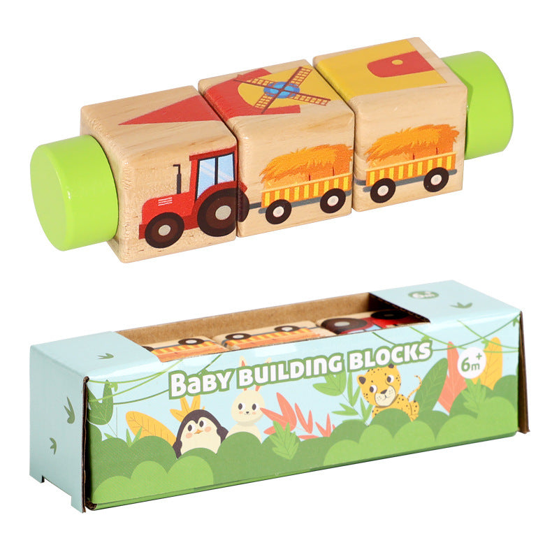 Wooden Rotating Puzzle Toy