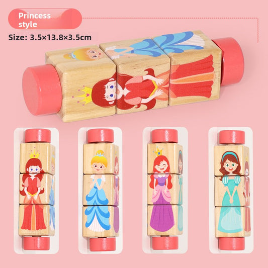 Wooden Rotating Puzzle Toy