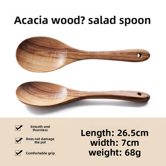Wooden spatula and spoon