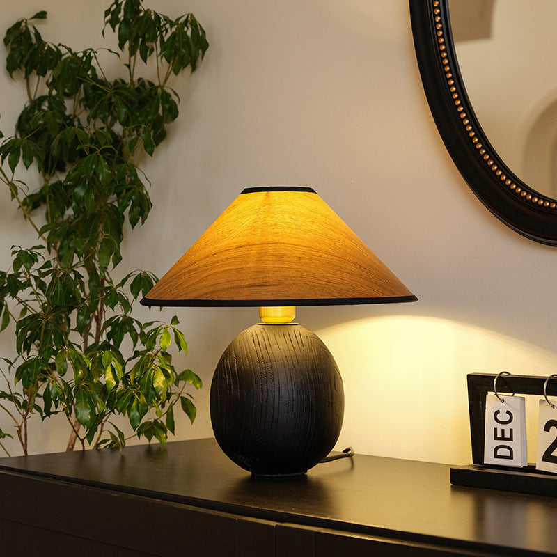 wooden table lamp