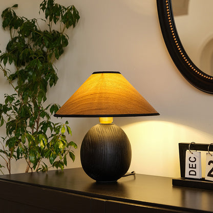 wooden table lamp