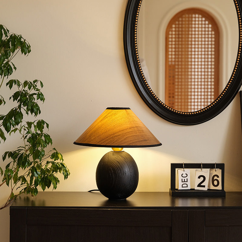 wooden table lamp