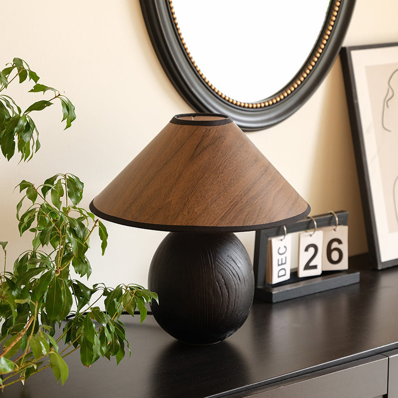 wooden table lamp