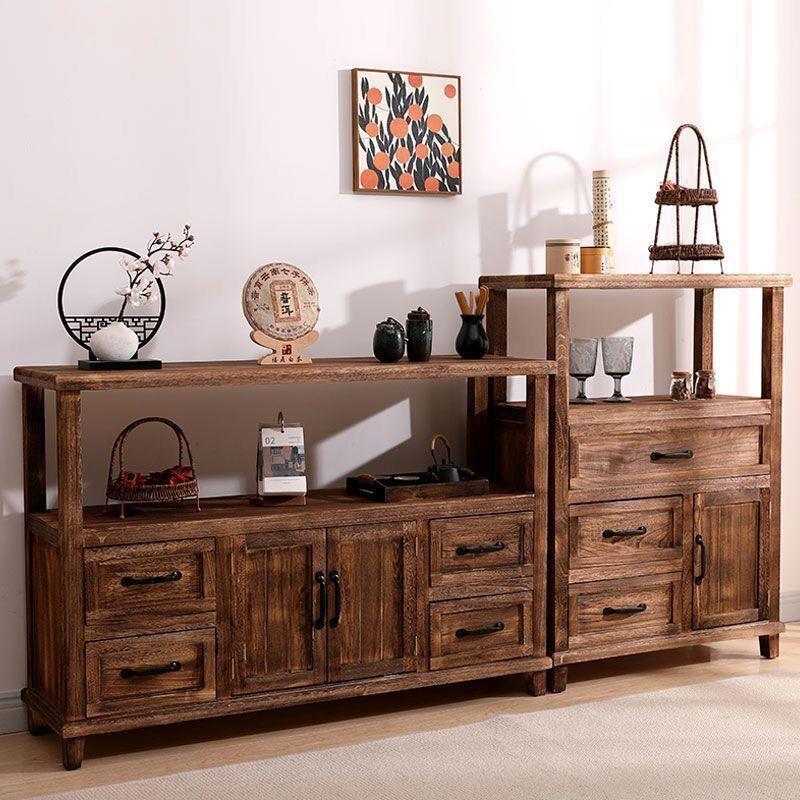 Wooden tea cabinet