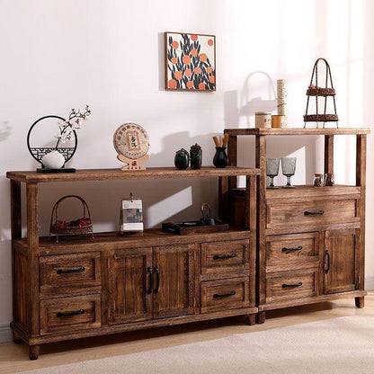 Wooden tea cabinet