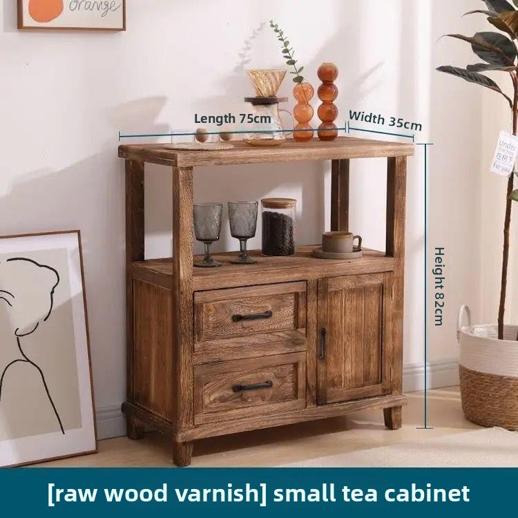 Wooden tea cabinet