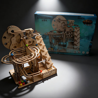 Wooden three-dimensional puzzle