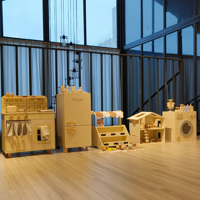 Wooden toy furniture