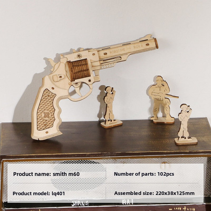 wooden toy gun