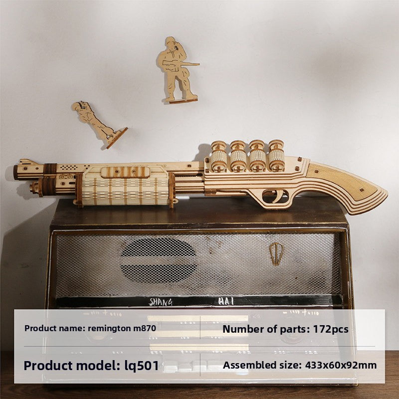 wooden toy gun