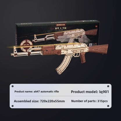 wooden toy gun