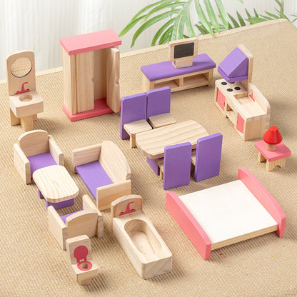 wooden toy set