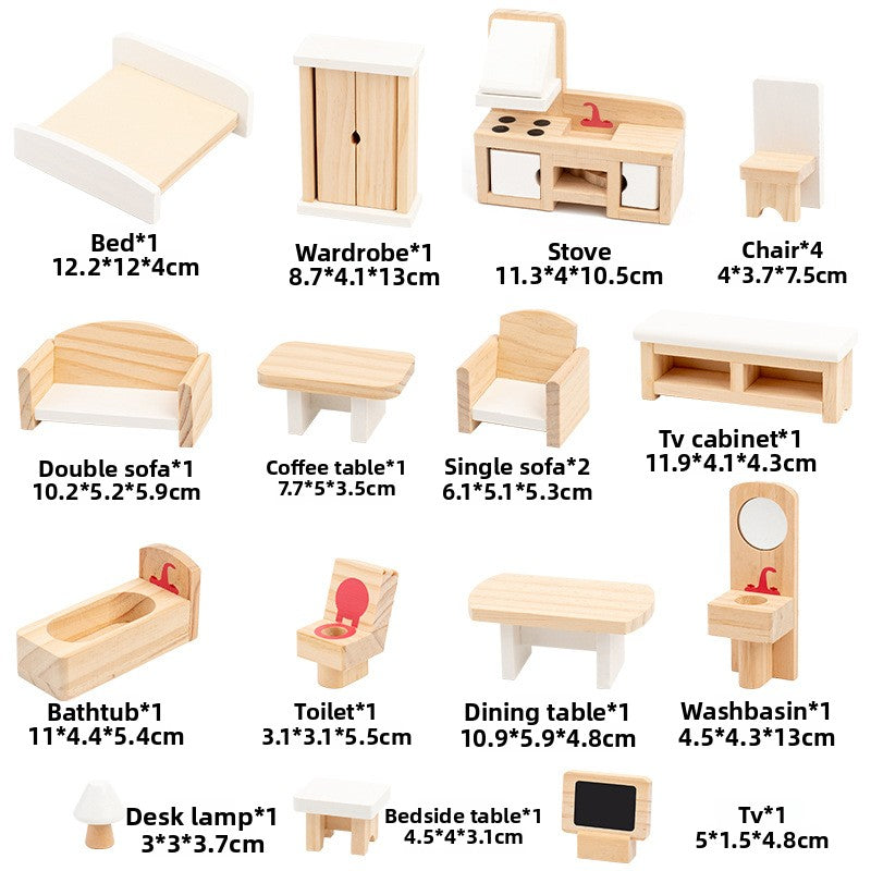 wooden toy set
