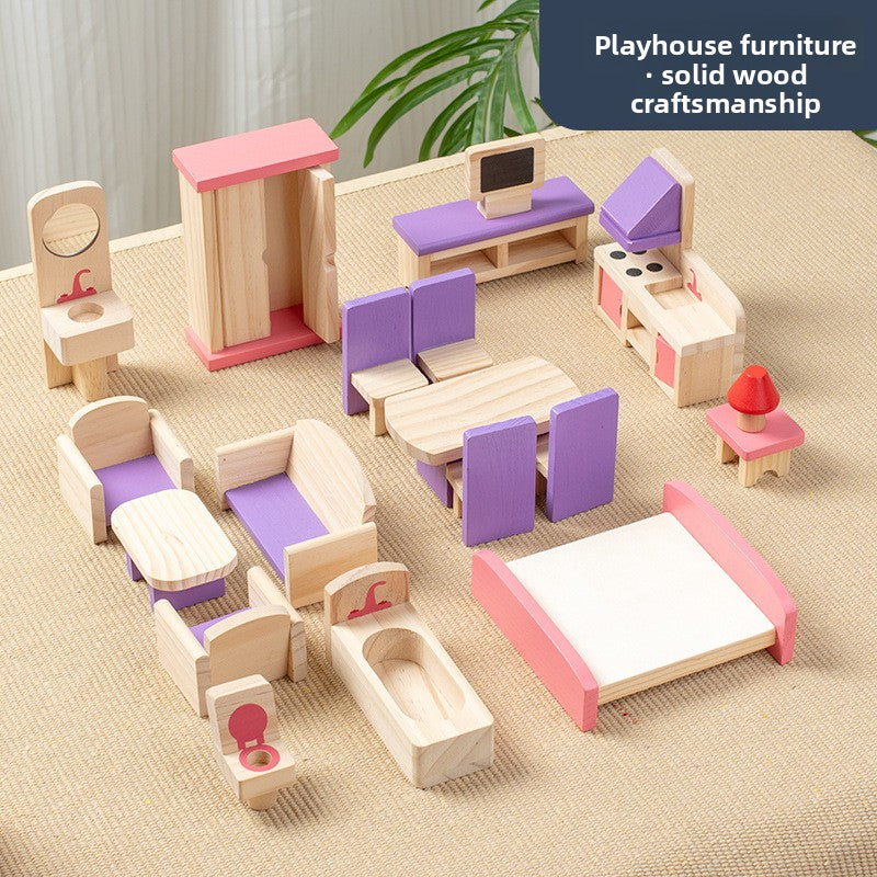wooden toy set