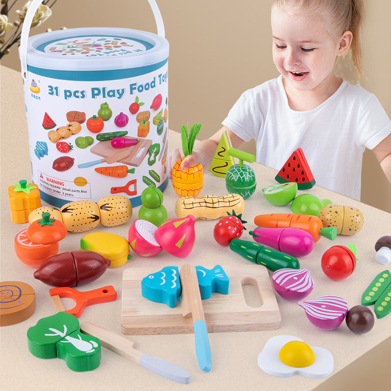 wooden toy set