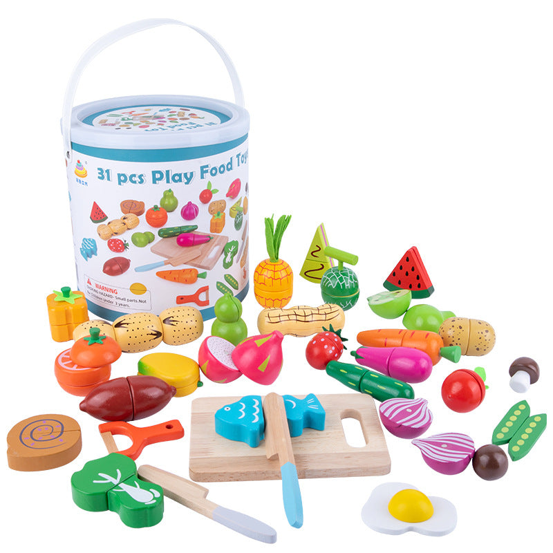 wooden toy set