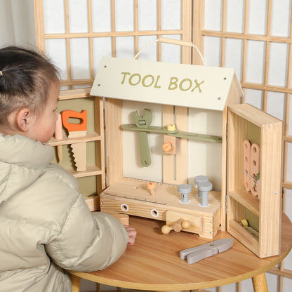 wooden toy toolbox
