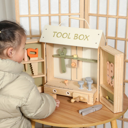 wooden toy toolbox