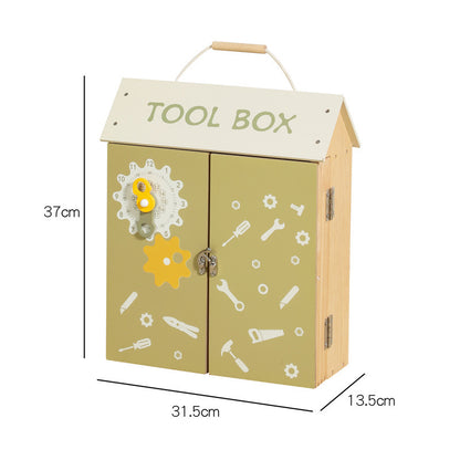 wooden toy toolbox