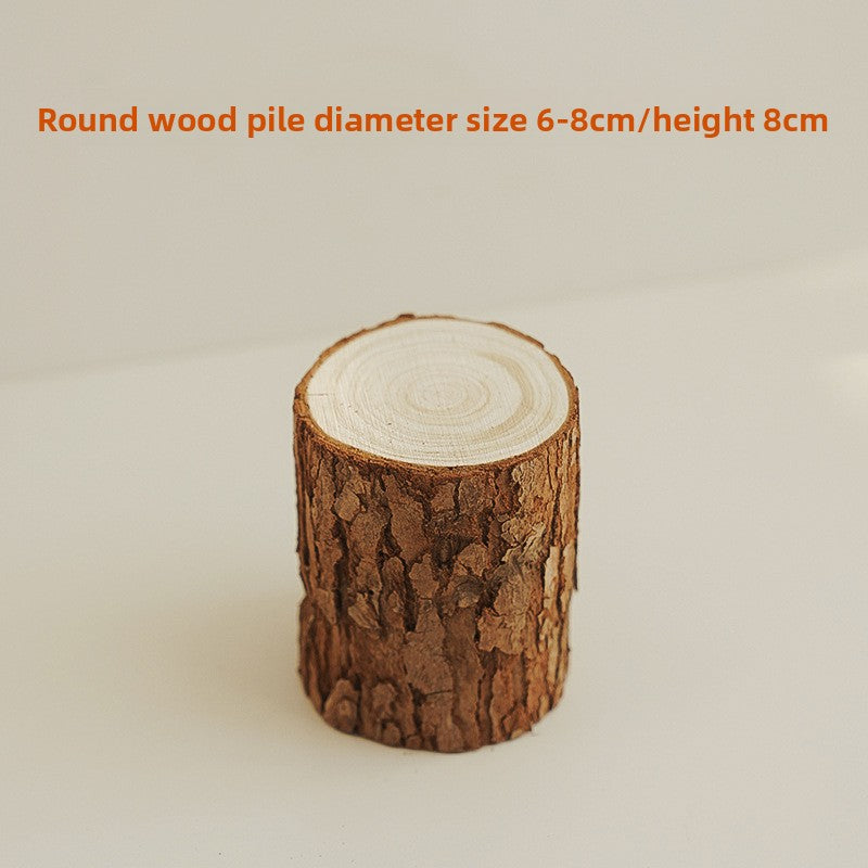 Wooden tray for scented candles