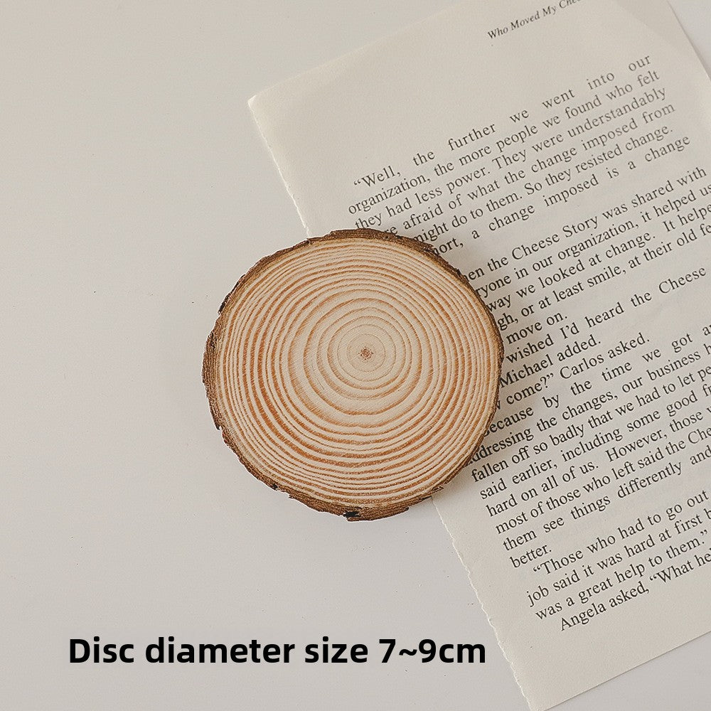 Wooden tray for scented candles