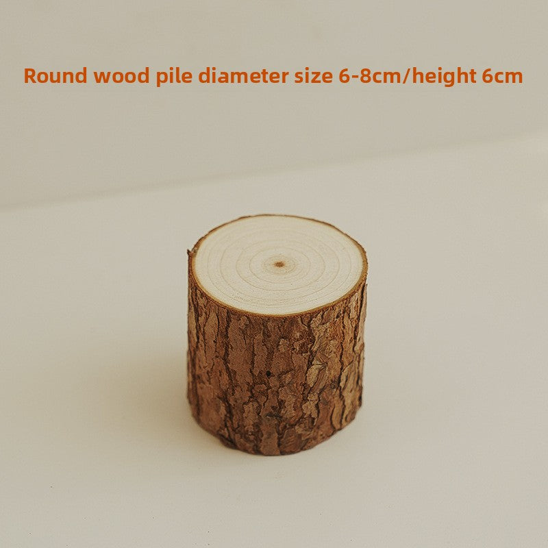 Wooden tray for scented candles