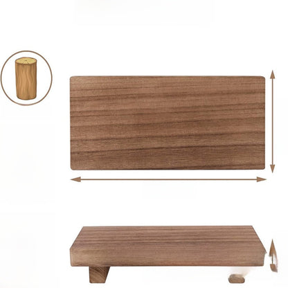 Wooden tray support