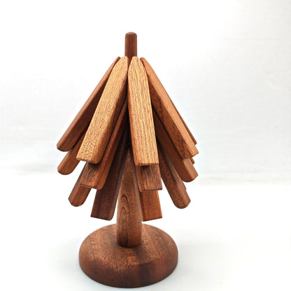 Wooden Tree Insulation Mat for Dining Table