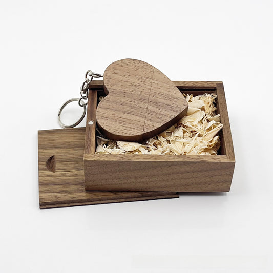 wooden USB drive