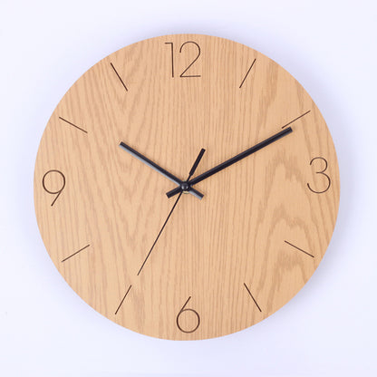 wooden wall clock