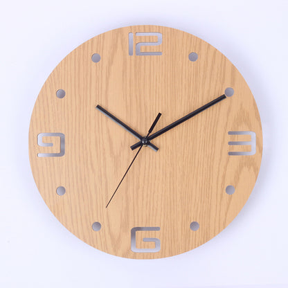 wooden wall clock