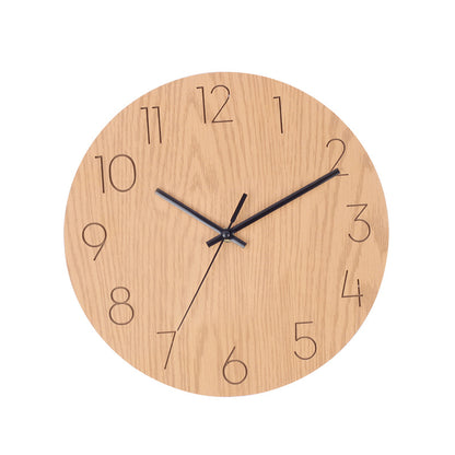 wooden wall clock