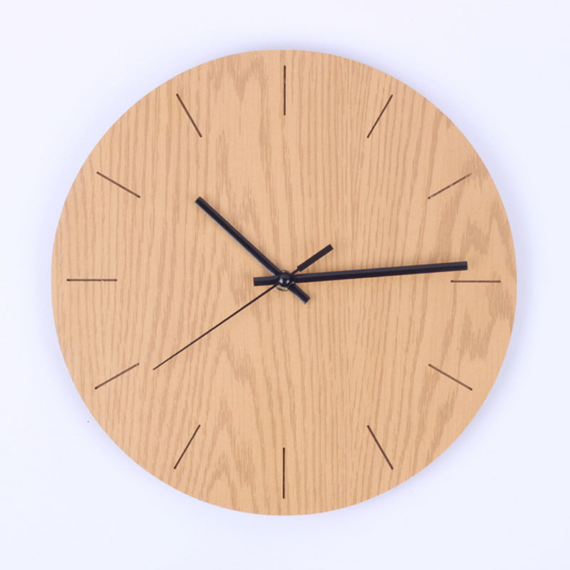 wooden wall clock