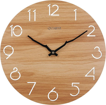 Wooden Wall Clock Minimalist Design